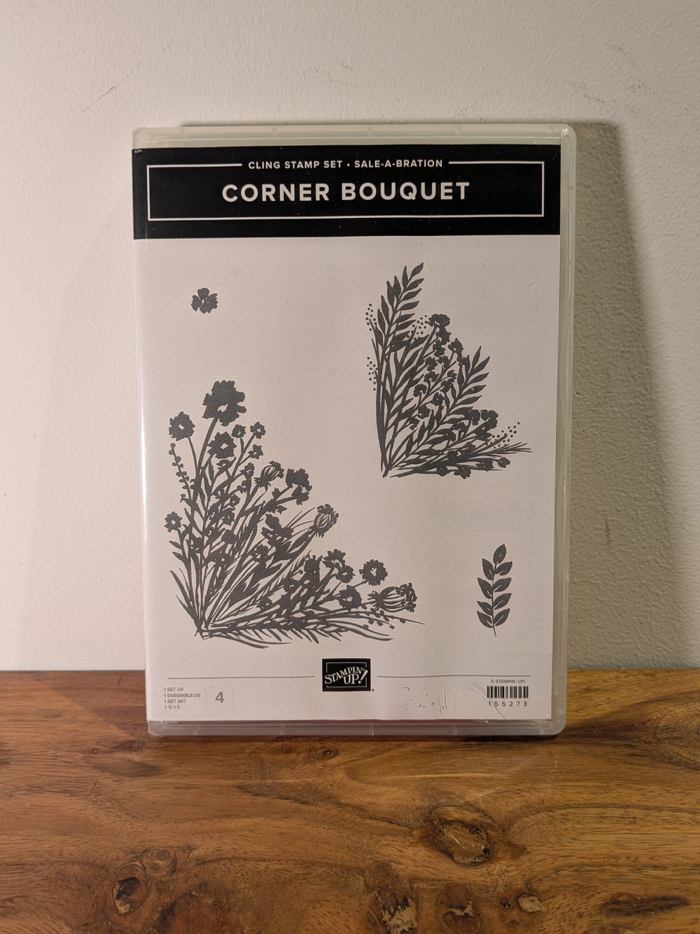 Stampin’ Up! Corner Bouquet Stamp Set (4 Pieces)